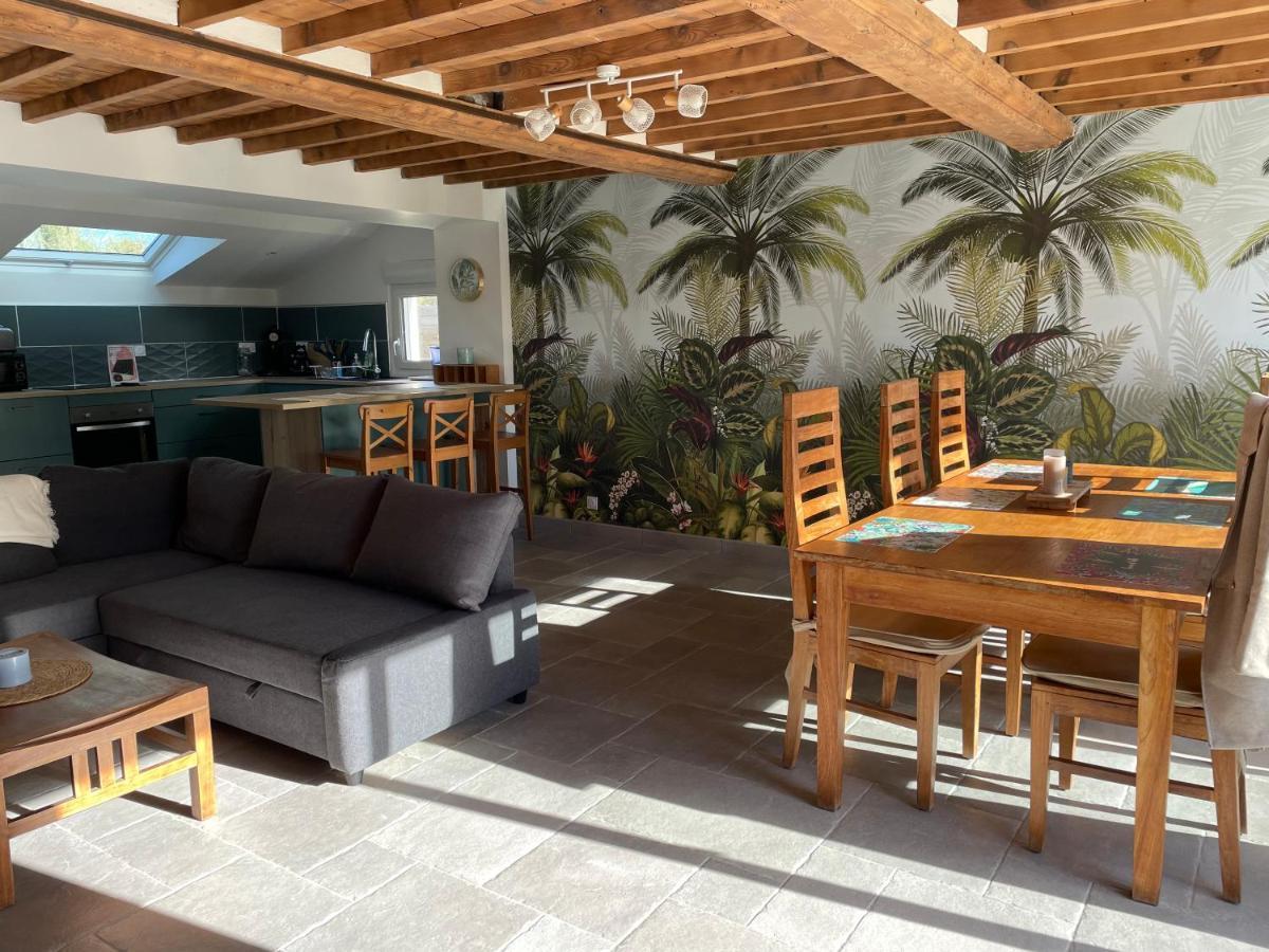 Charmante Maison A Deux Pas De La Mer Gouville-sur-Mer Exteriör bild