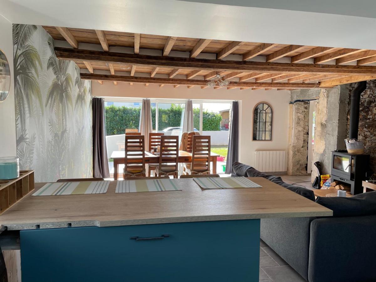 Charmante Maison A Deux Pas De La Mer Gouville-sur-Mer Exteriör bild